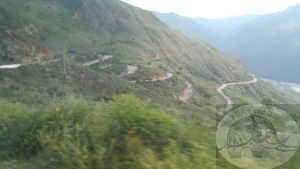 mountain road in Colombia