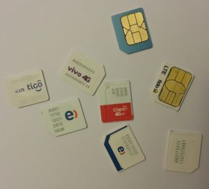 sim card or chip for mobile lifeline when traveling