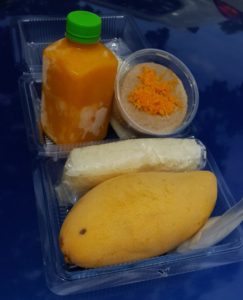 mango sticky rice smoothie custard