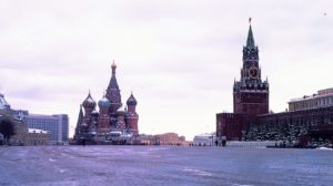 red square in moscow in 1993