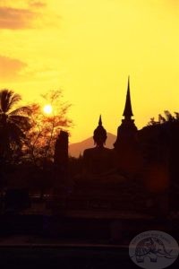 world heritage site sukhothai temple