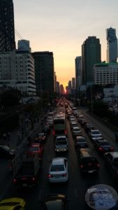 sathorn road in 2017 bangkok