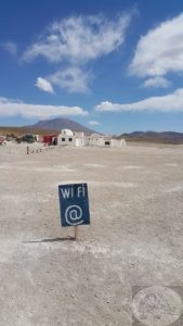 wifi in Bolivia near Uyuni