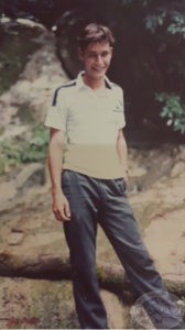 Ken near Erawan Falls in Kanchanaburi