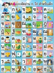 thai alphabet chart