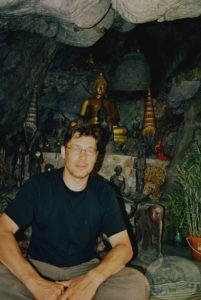 A cave at a temple in northern Thailand