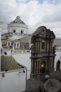 at the centre of Quito's old town