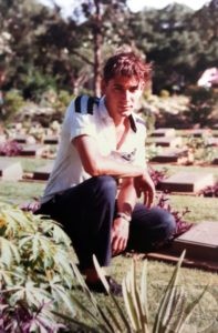 ken at POW cemetery in Kanchanaburi