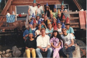 volunteers at christmas party in Chiang Mai Thailand