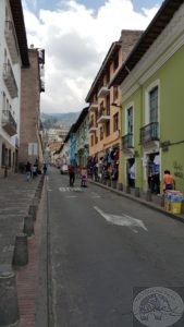 colourful old city of quito ecuador