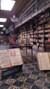 library of monastery, lima, peru