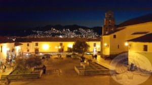 san blas plaza at night cusco peru