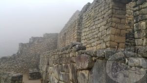 archaeological site in the early morning