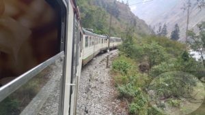 The train to Aguas Calientes