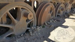 abandoned train near uyuni bolivia