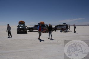 lunch setting in Uyuni