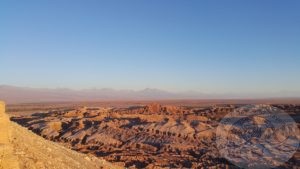 desolate and dry in chile landscape