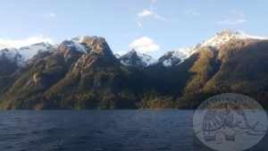 mountains line the route to bariloche