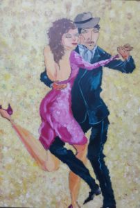 Tango dancers