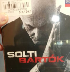 Solti conducting Bartok – a prized possession